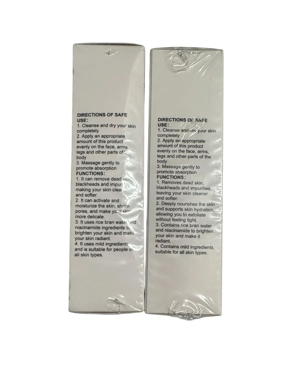 Exfoliant Rice and black rice ampoule skin treatment